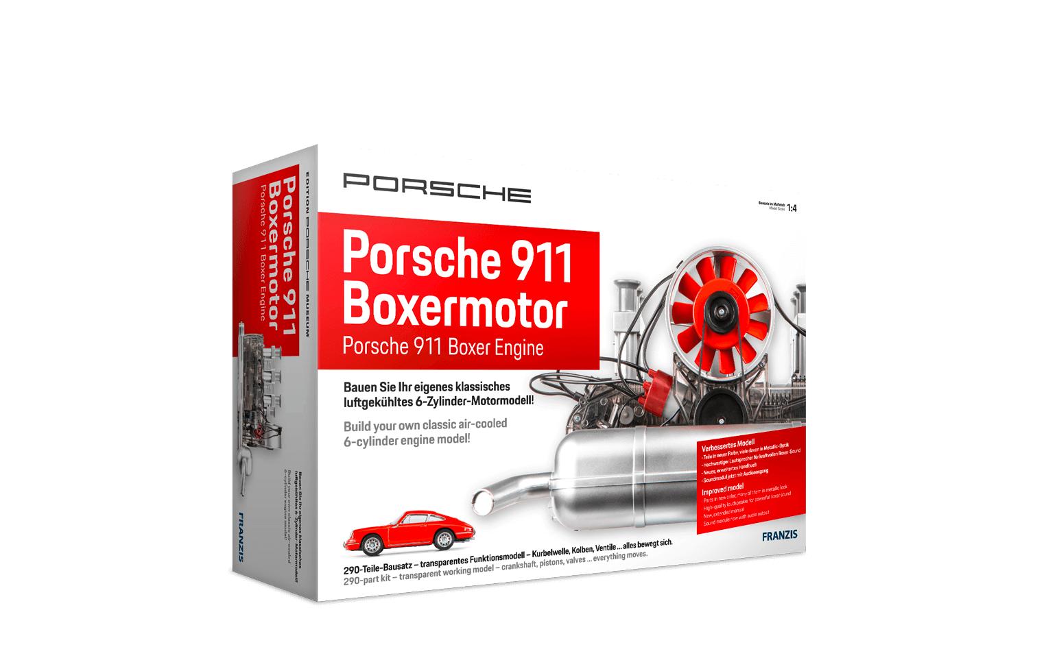 Franzis Bausatz Porsche 911 Boxermotor 1:4