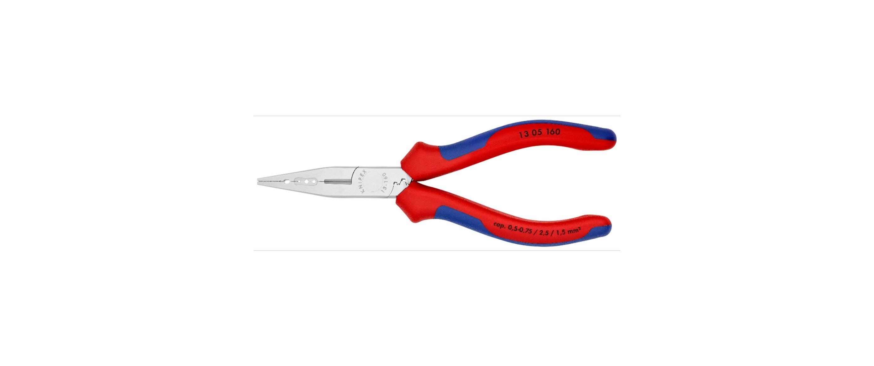 Knipex Verdrahtungszange verchromt 160 mm