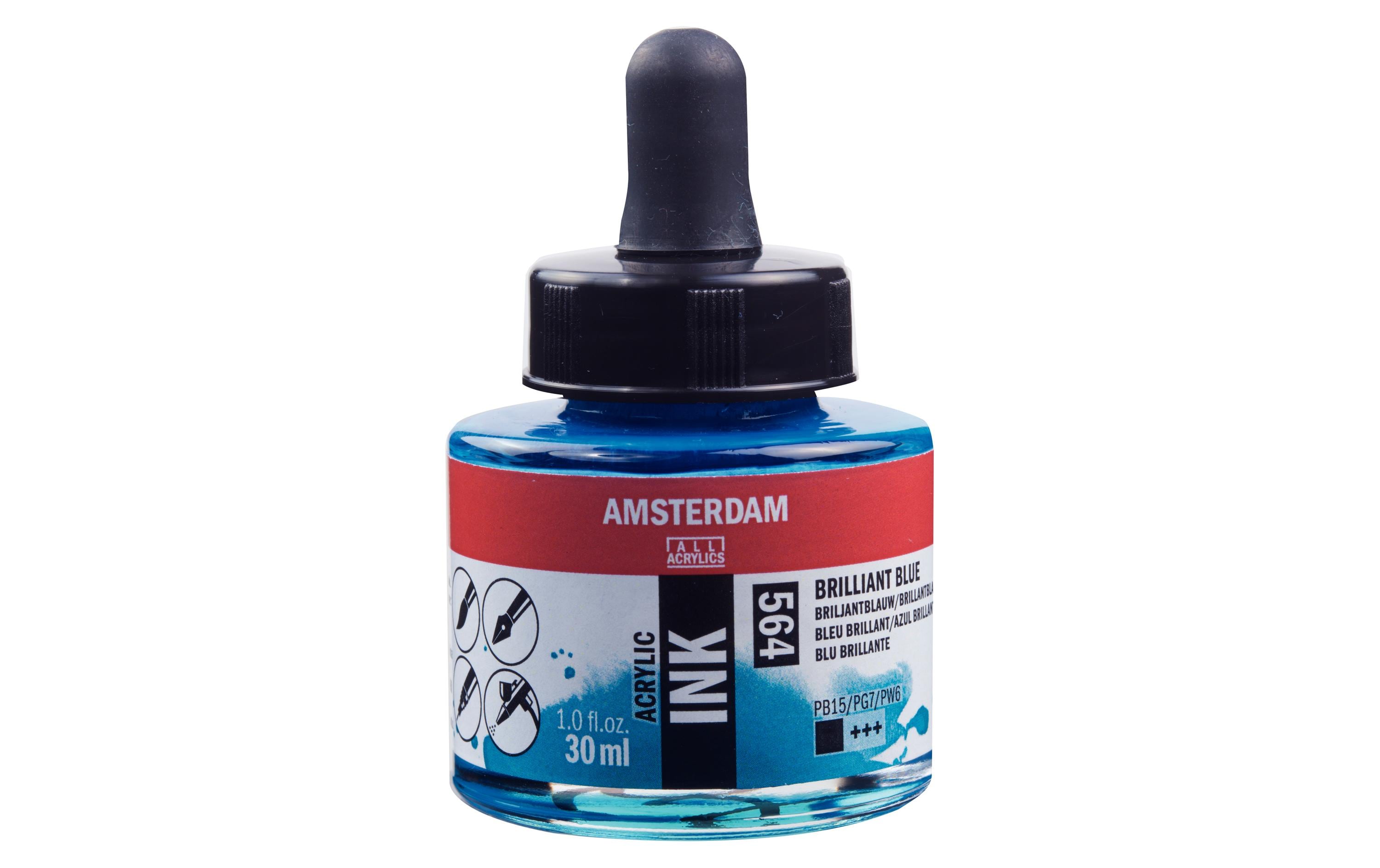 Amsterdam Acryltinte 30 ml, Blau
