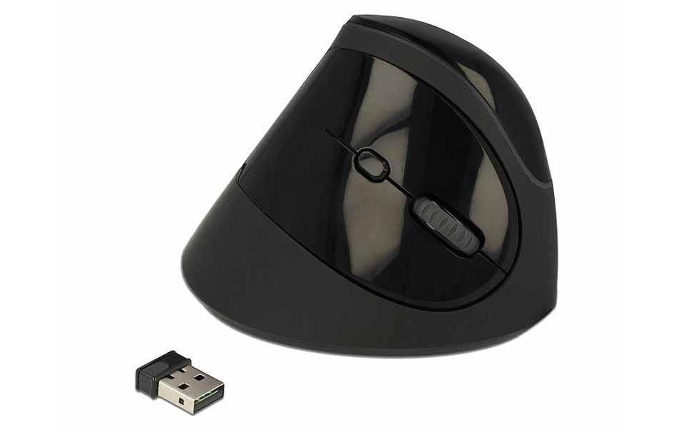 Delock Ergonomische Maus 12599 USB kabellos