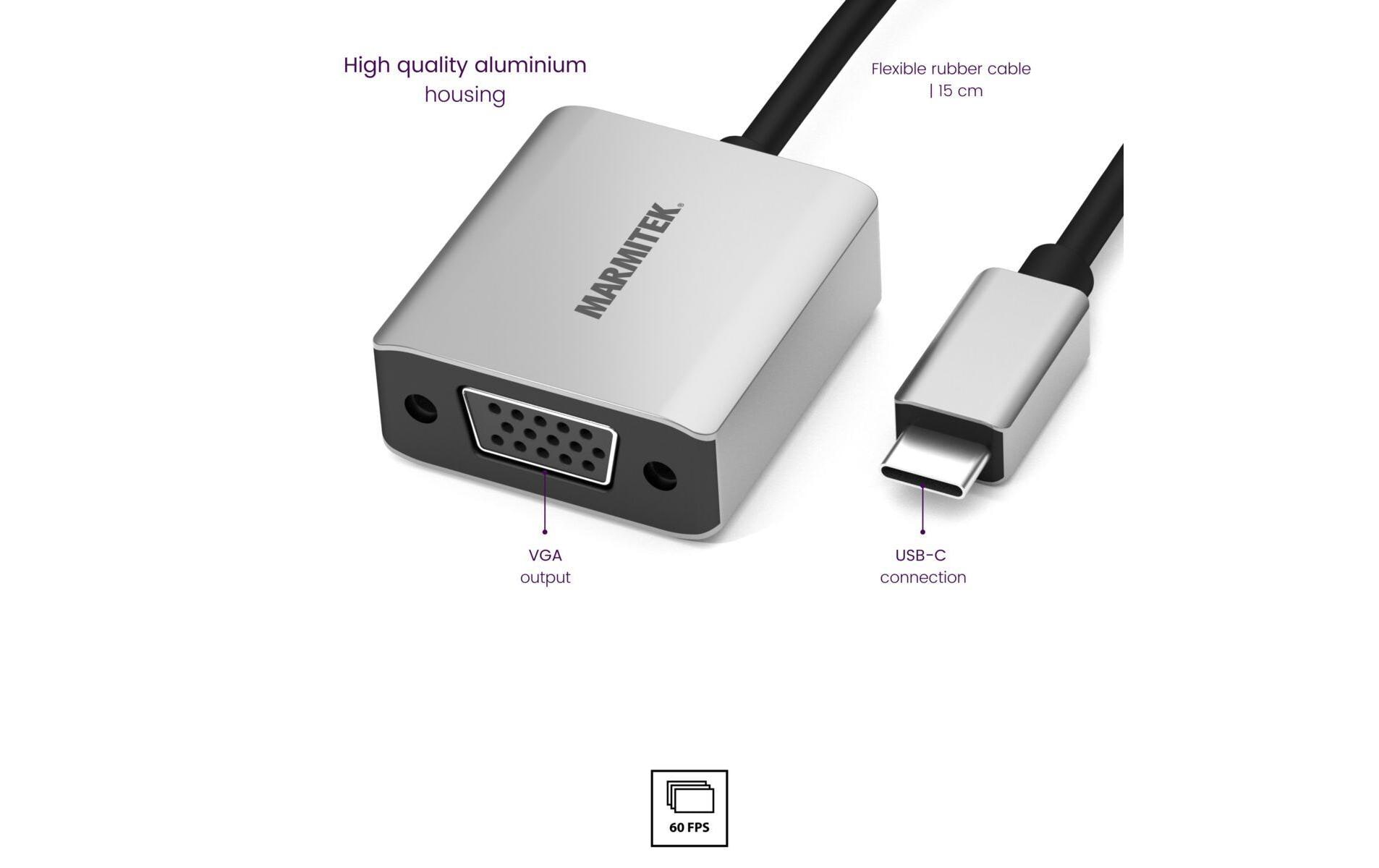 Marmitek Adapter Connect USB-C > VGA