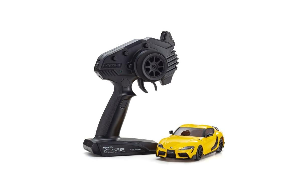 Kyosho Mini-Z MA-020 Toyota GR Supra TRD, Gelb AWD, 1:27, Readyset