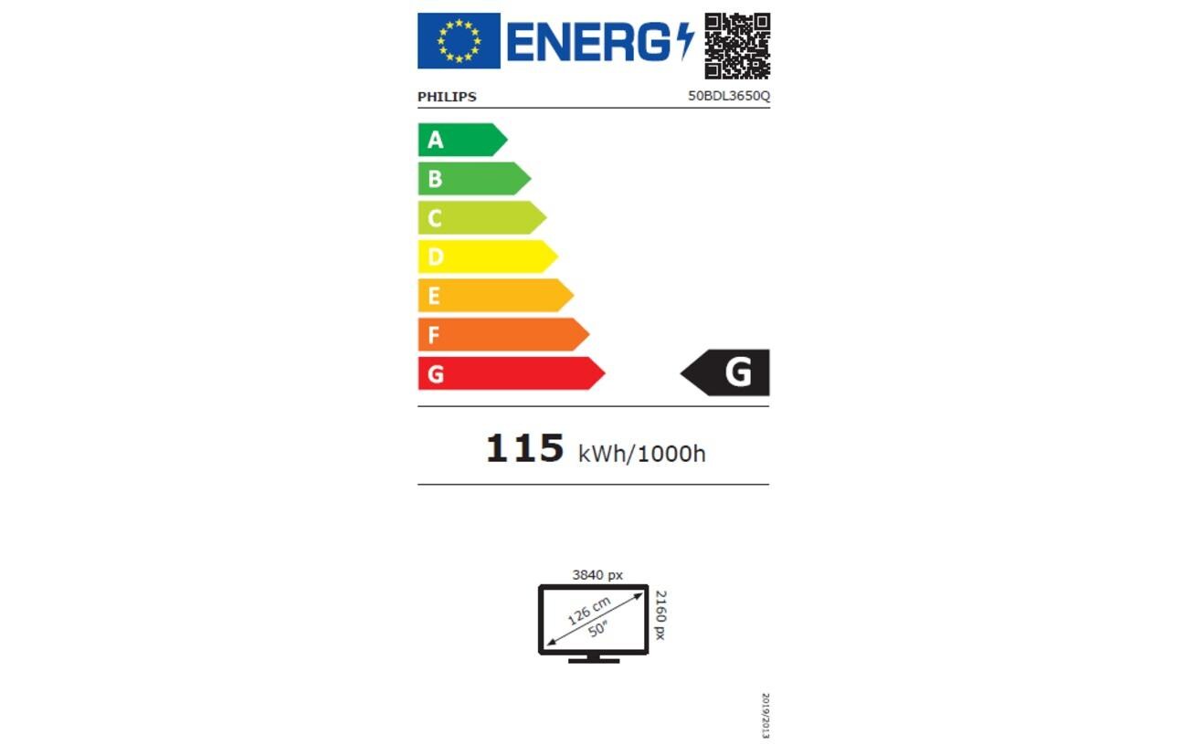 Philips Public Display Q-Line 50BDL3650Q/00 50