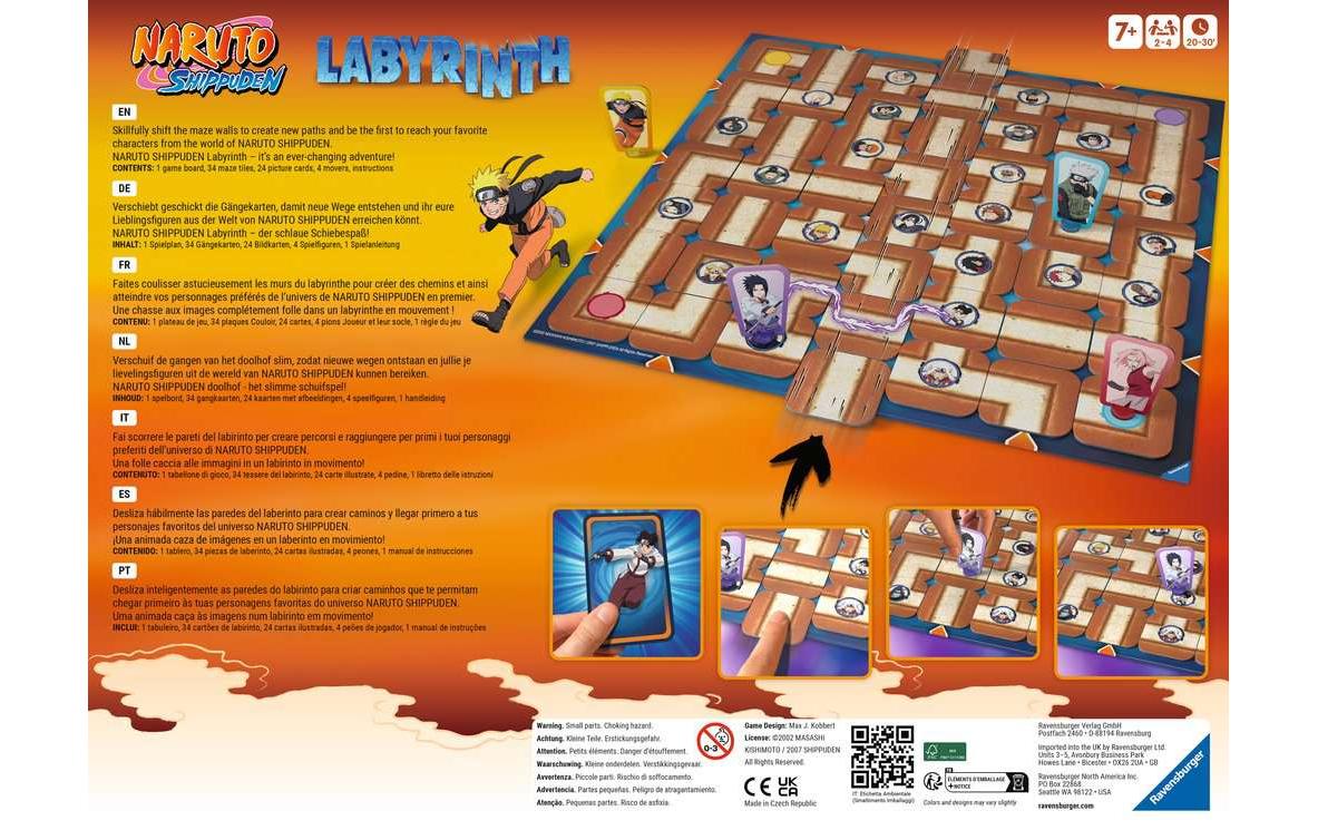 Ravensburger Familienspiel Naruto Shippuden Labyrinth