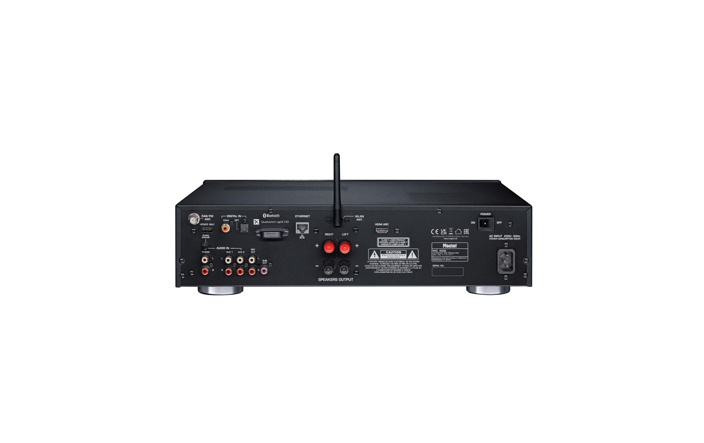 Magnat Stereo-Receiver MC 400 Schwarz