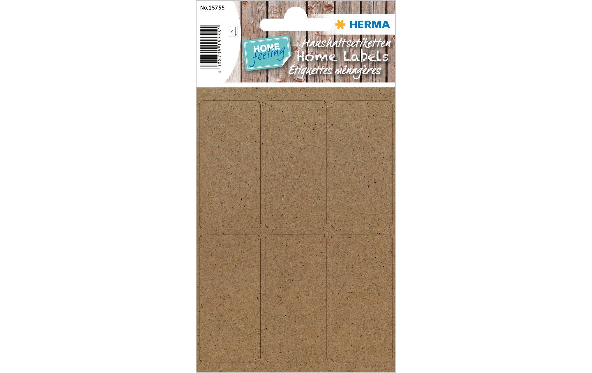 HERMA Vielzweck-Etiketten Silphie 26 x 54 mm, 4 Blatt