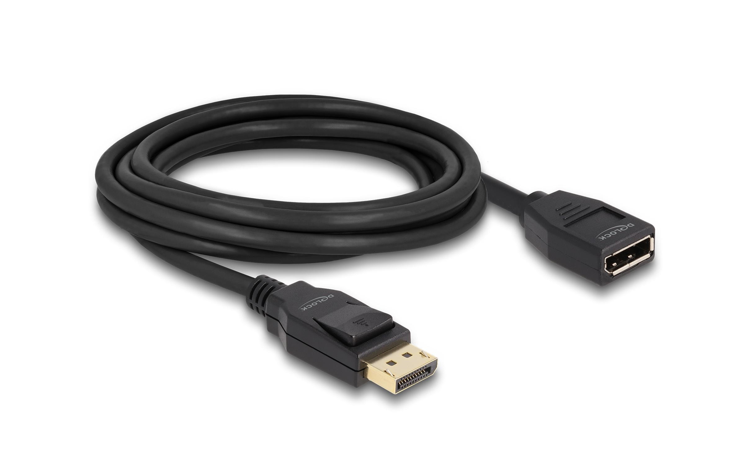 Delock Verlängerungskabel 4K 60 Hz DisplayPort - DisplayPort, 3 m