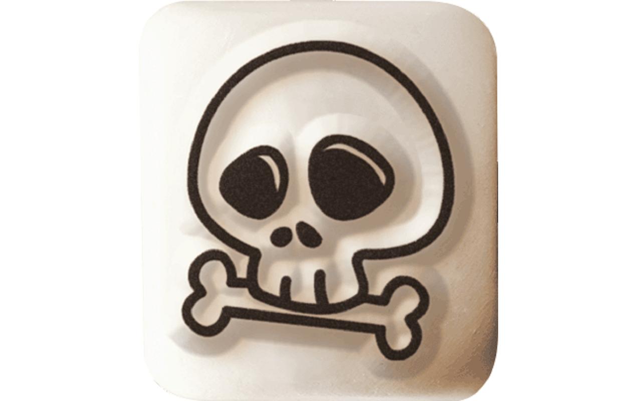 LaDot Tattoostempel Totenkopf Small