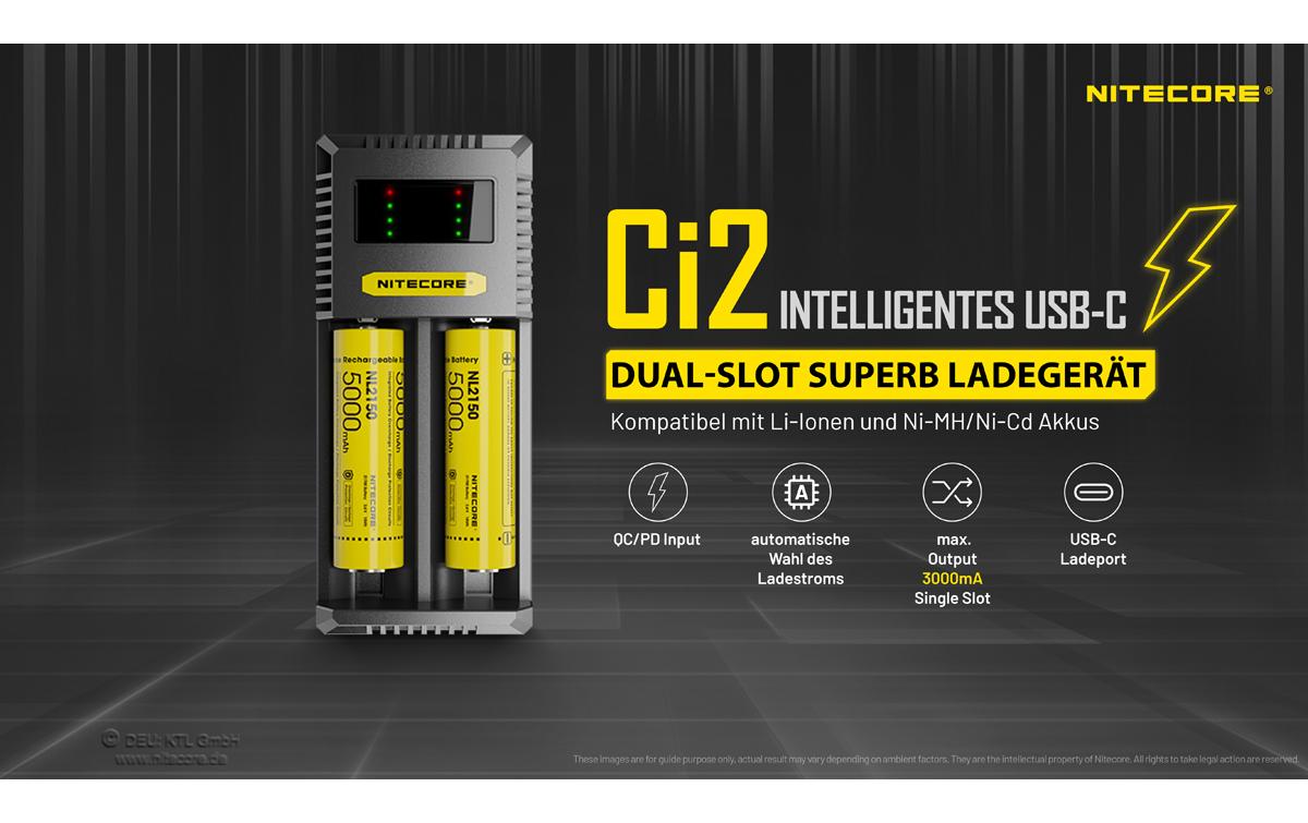 Nitecore Ladegerät Ci2 35000 mAh