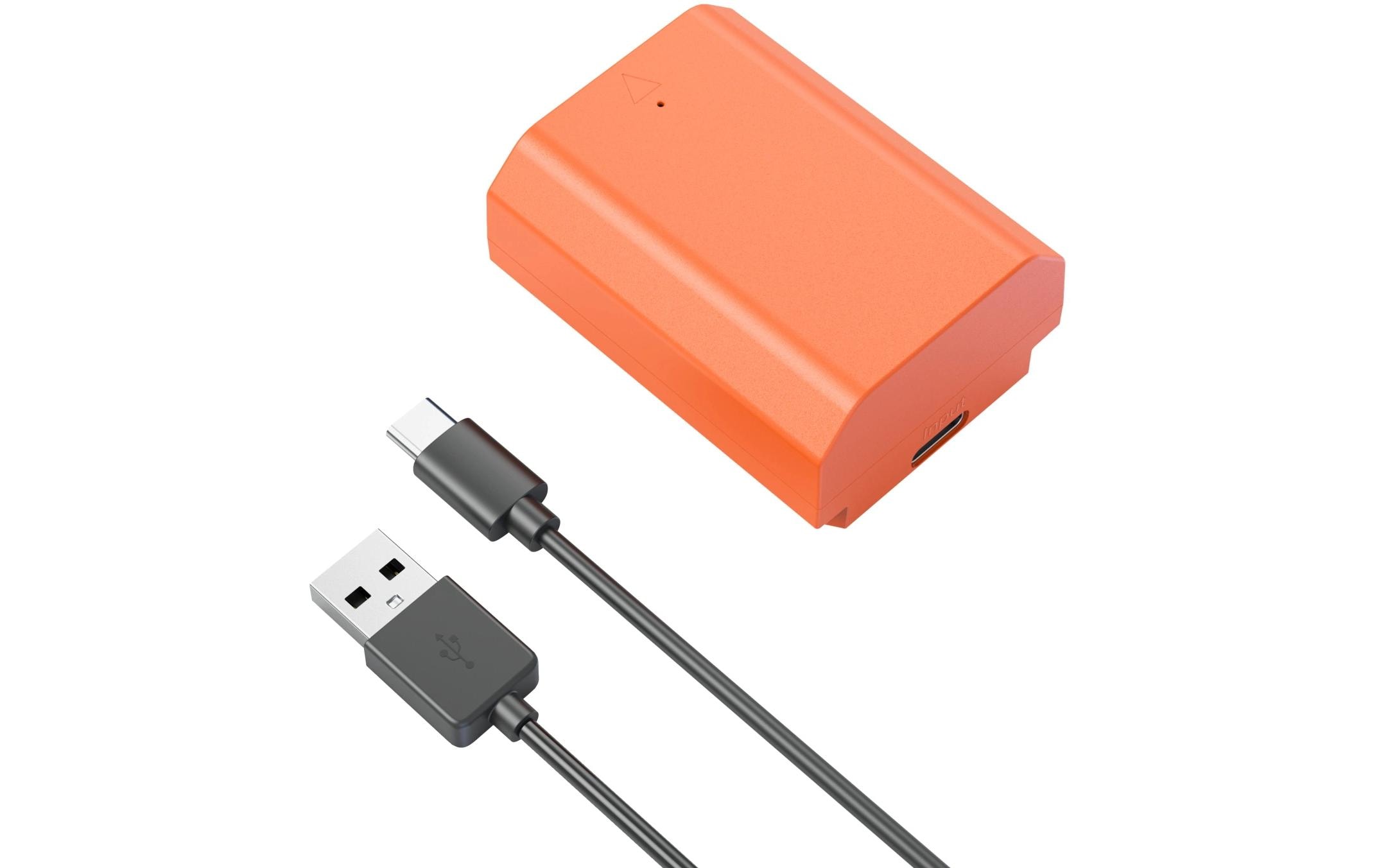 Smallrig Digitalkamera-Akku NP-FZ100 USB-C Orange