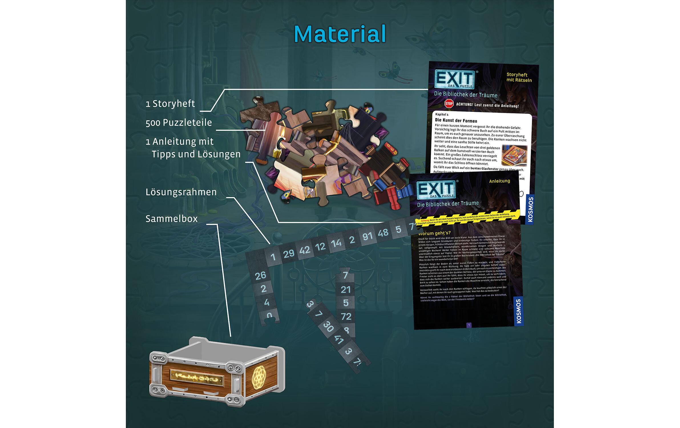 Kosmos EXIT Das Puzzle: Die Bibliothek der Träume
