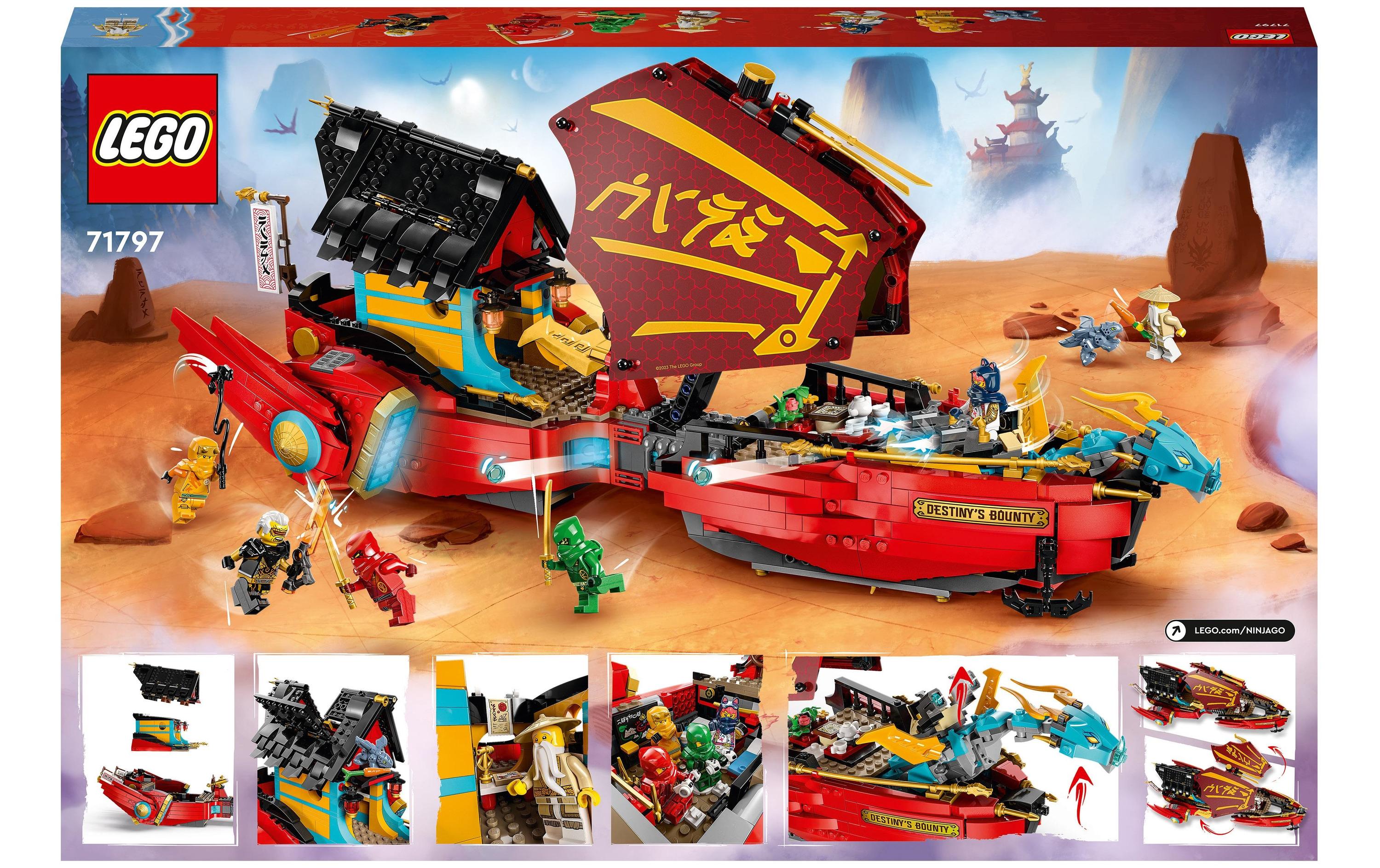 LEGO® Ninjago Ninja-Flugsegler im Wettlauf mit der Zeit 71797