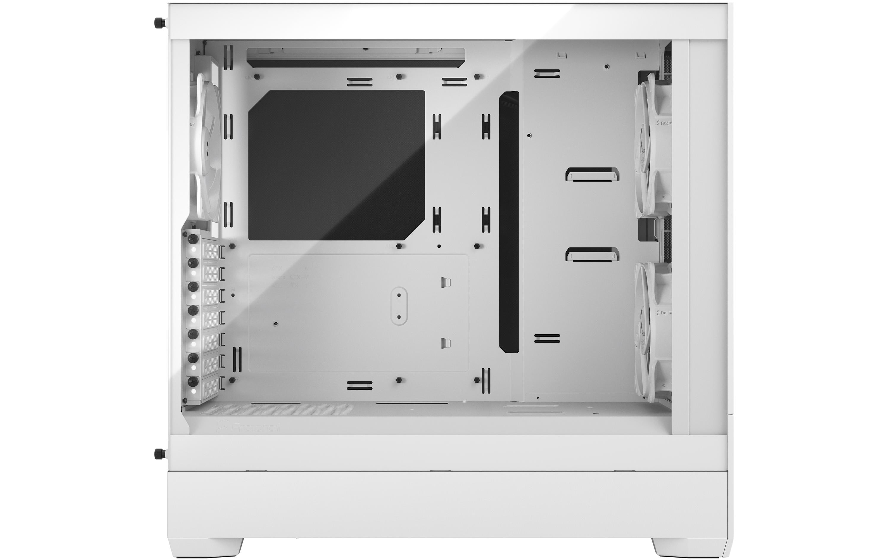 Fractal Design PC-Gehäuse Pop Silent TG Weiss