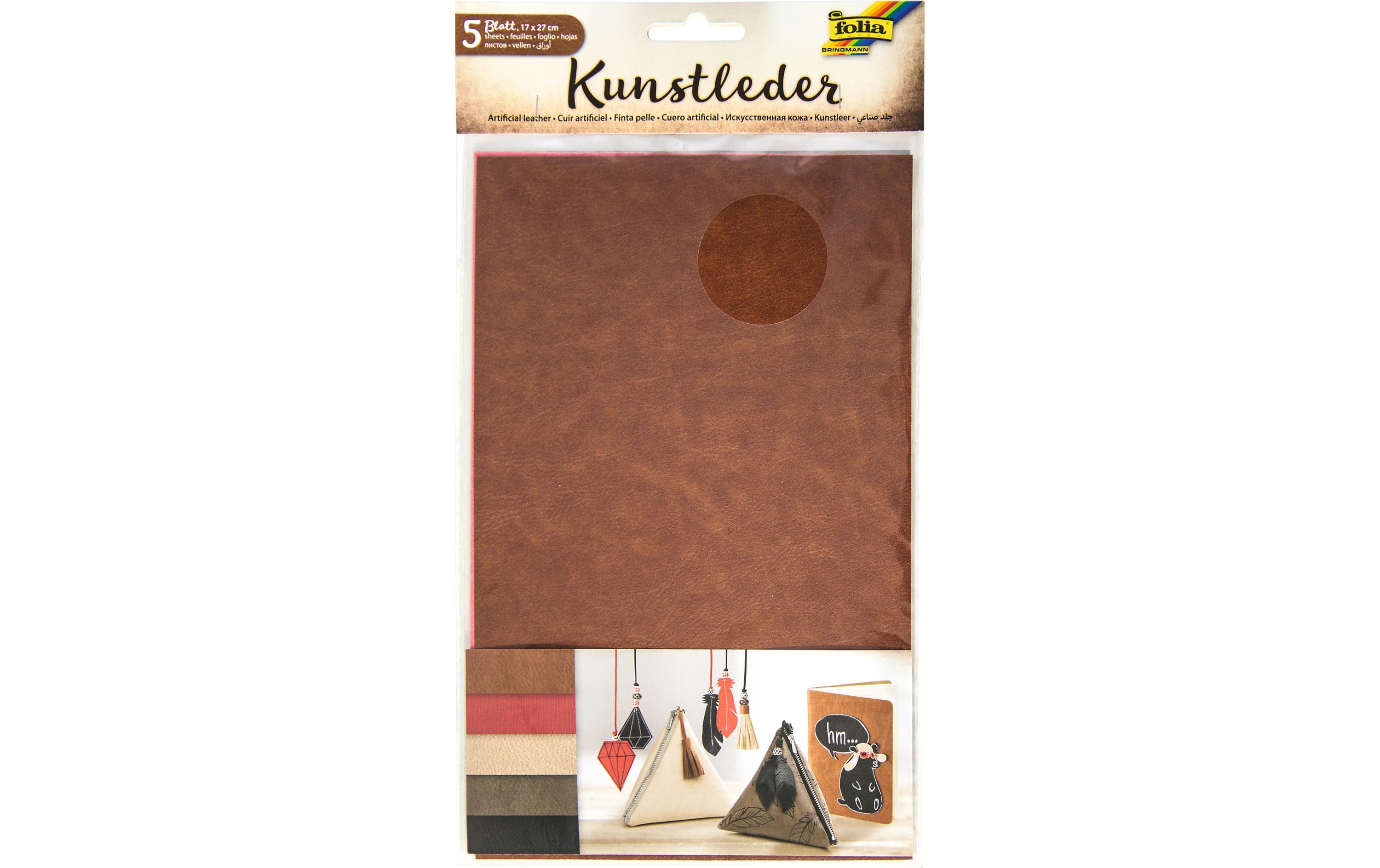 Folia Kunstleder 17 x 27 cm 5 Blatt