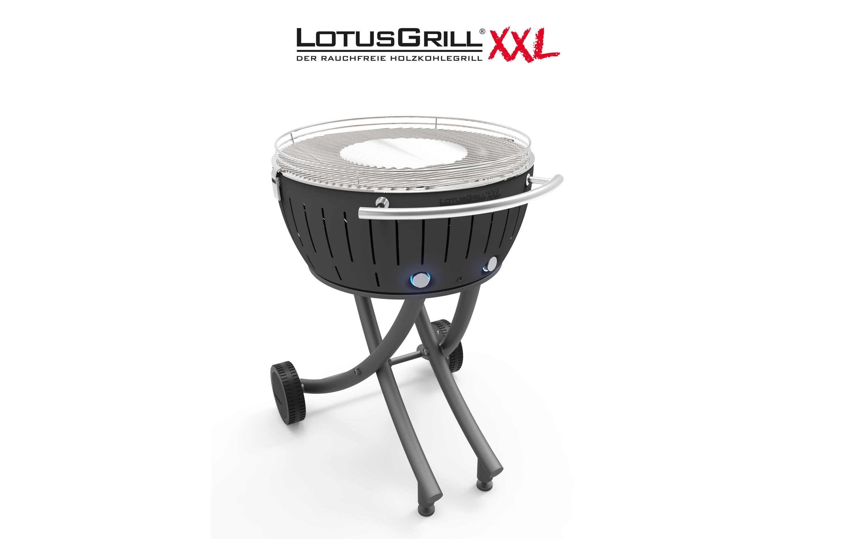 LotusGrill Holzkohlegrill XXL Grau