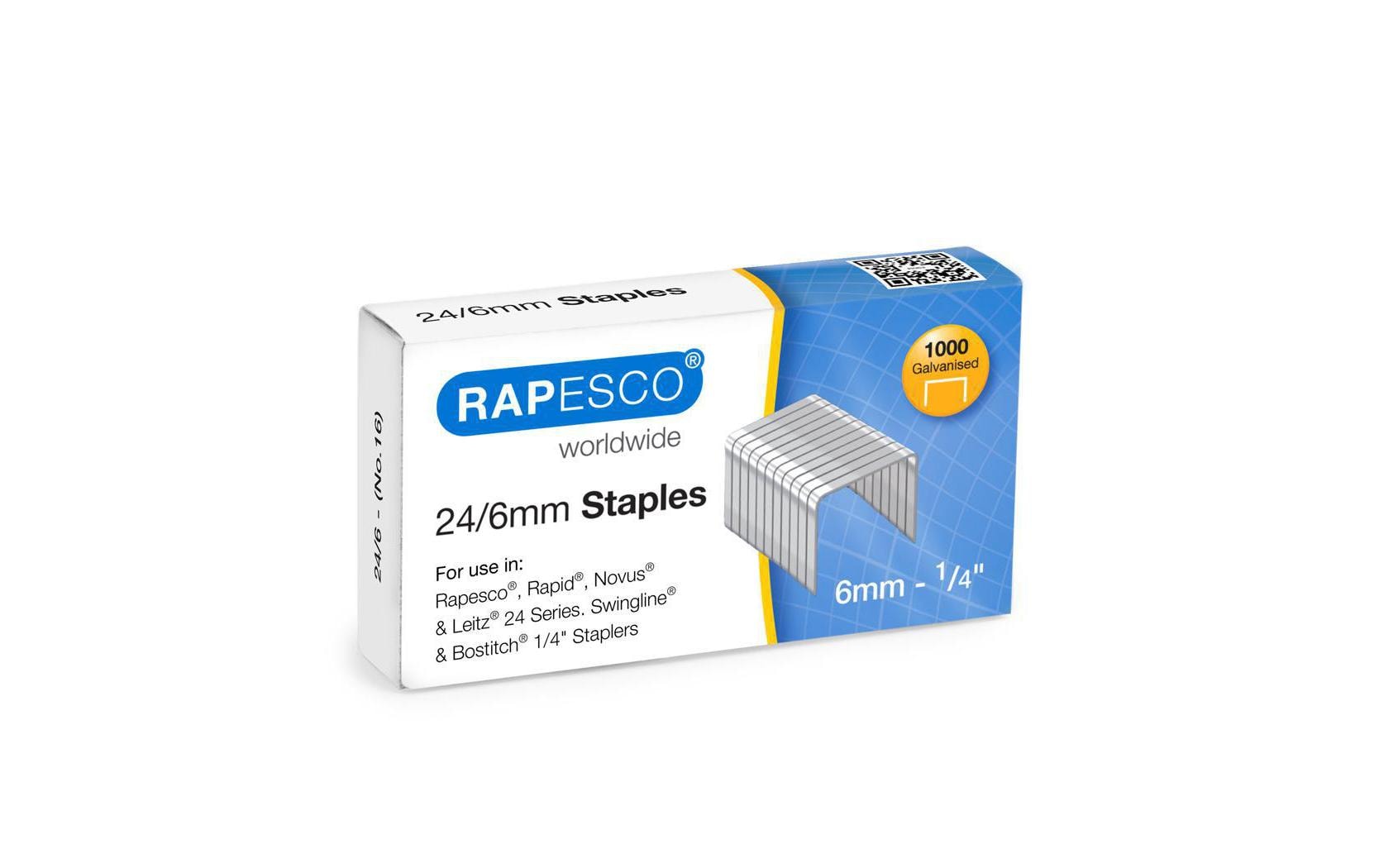 Rapesco Heftklammer 24/6 1000 Stück