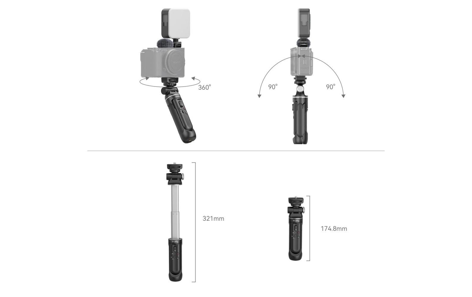 Smallrig Videostativ Vlogging Tripod Kit