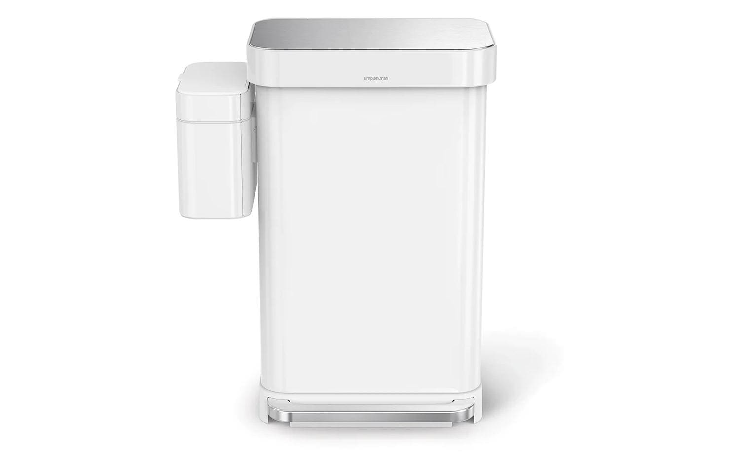 Simplehuman Komposteimer Caddy 4 l, Weiss