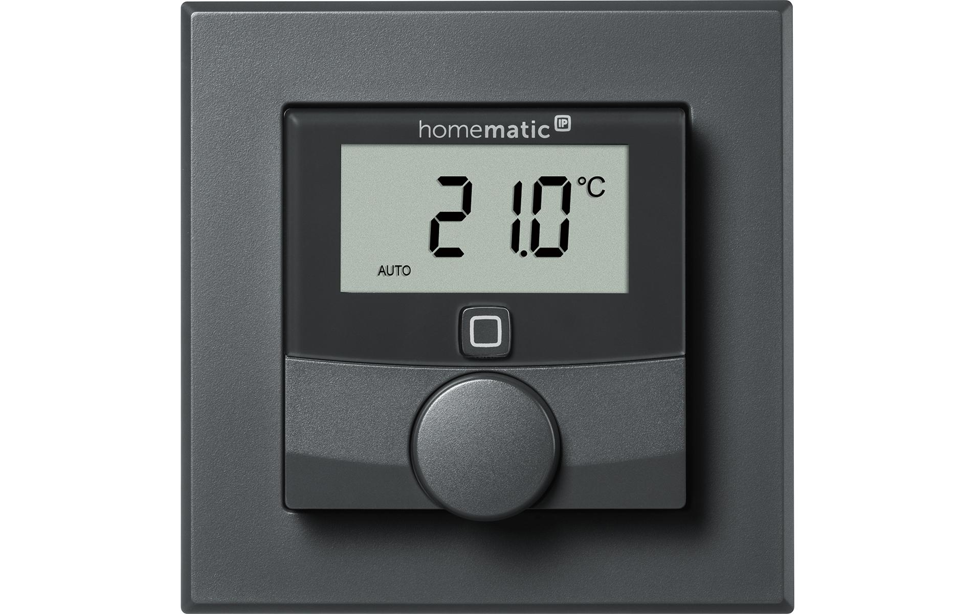 Homematic IP Funk-Thermostataktor Anthrazit