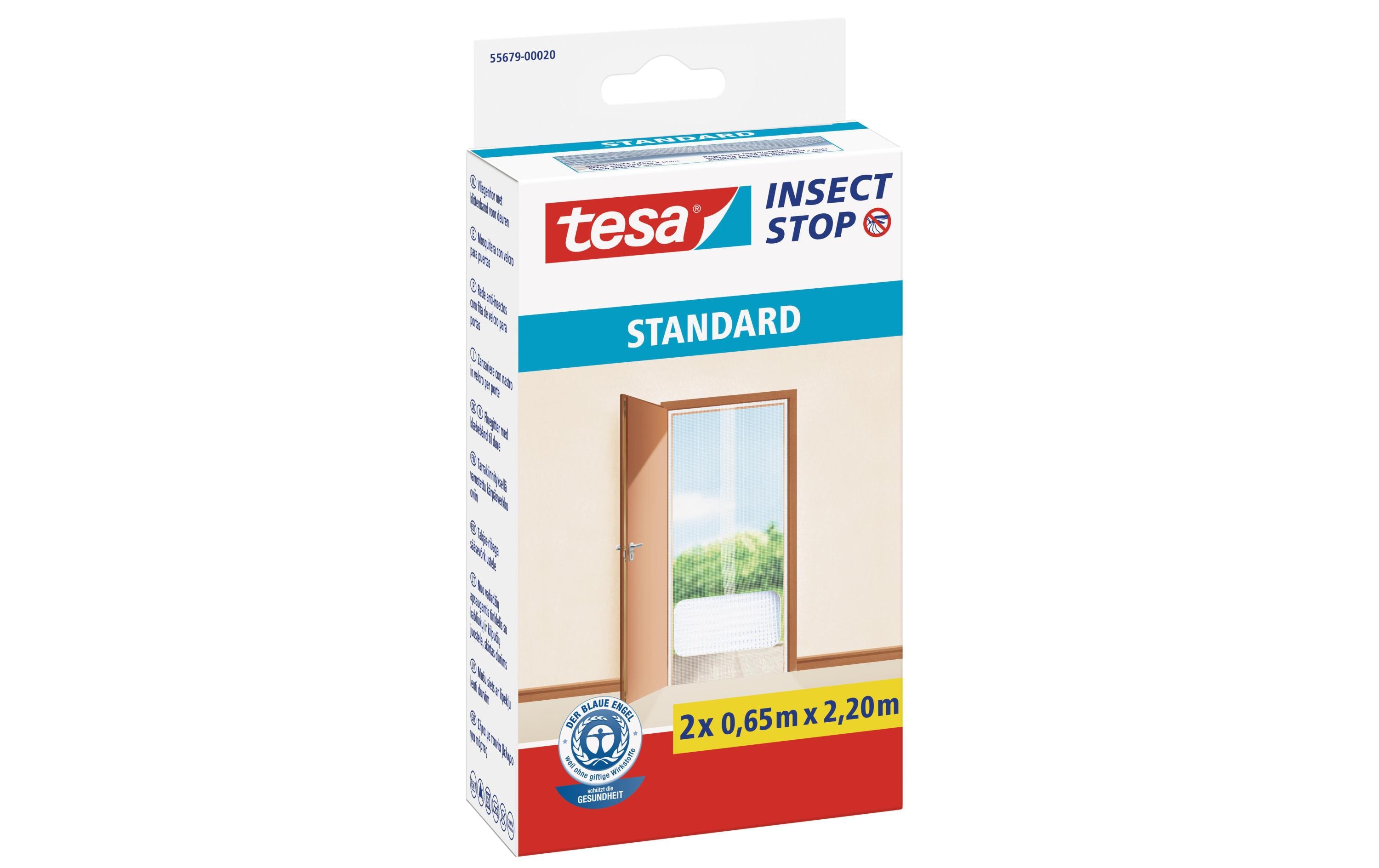 tesa Fliegengitter Insect Stop Standard Türen weiss