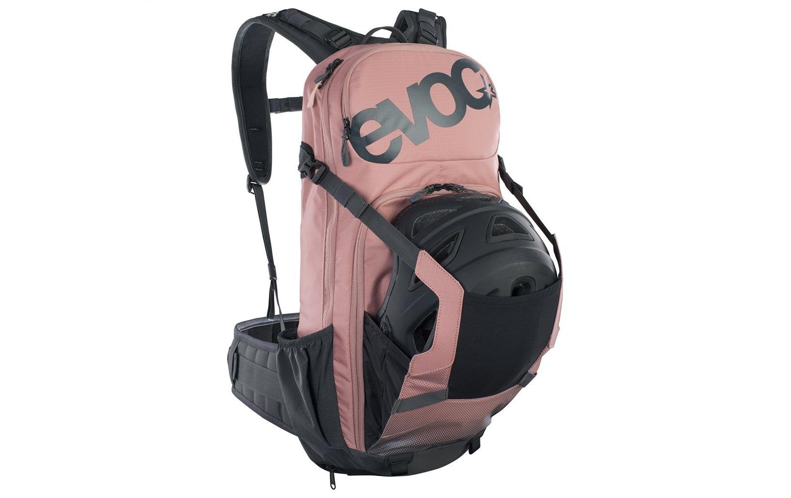 evoc Rucksack FR Enduro 16 l, Dusty Pink / Carbon Grey