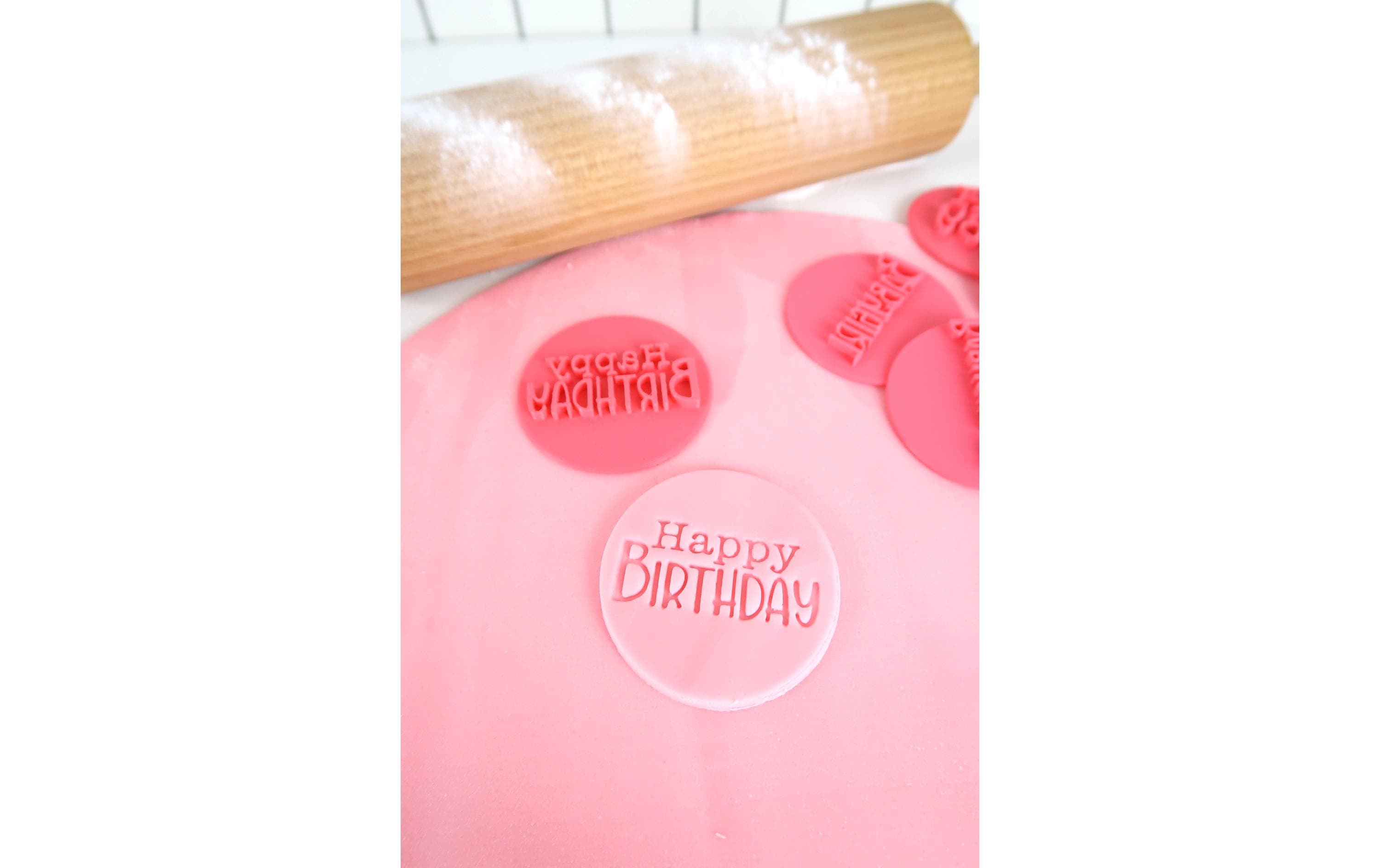 Cut my Cookies Stempel Happy Birthday Text