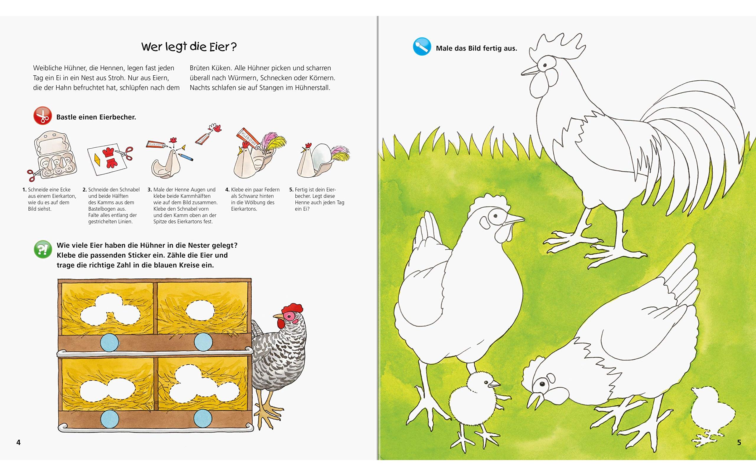 Ravensburger Kinder-Sachbuch WWW Aktiv-Heft Bauernhof