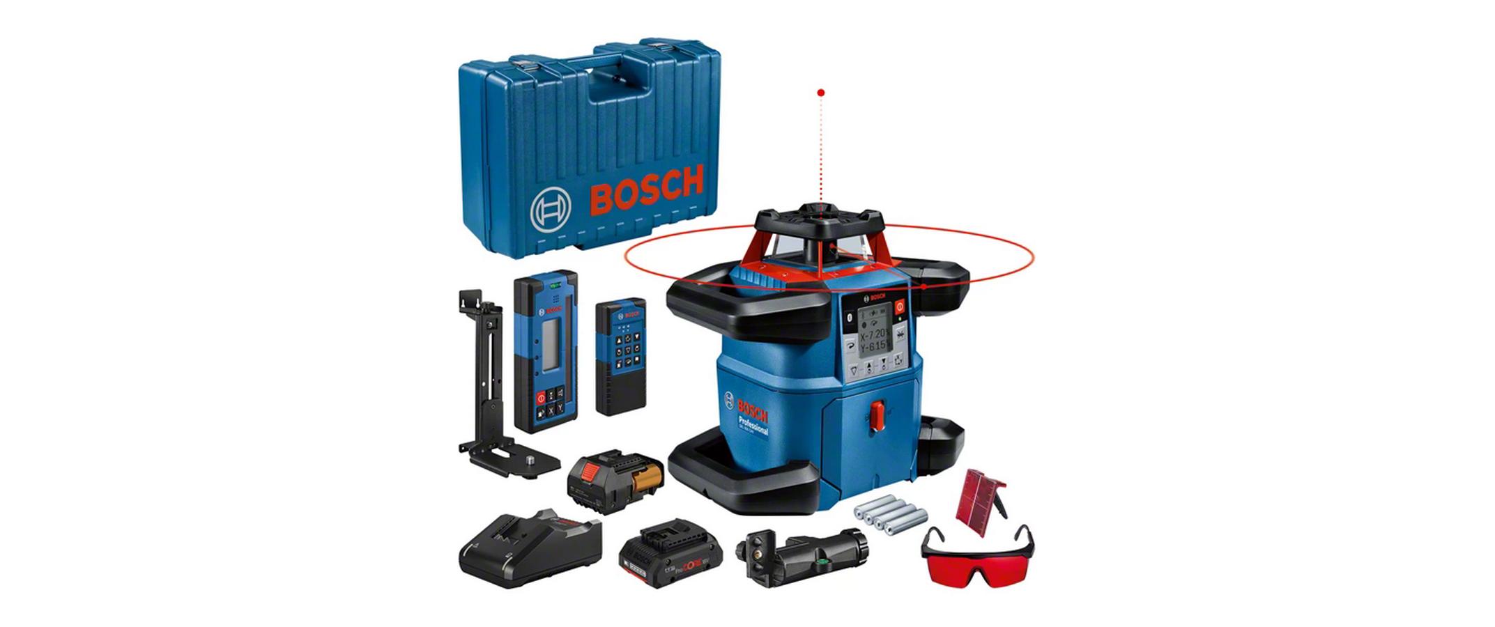 Bosch Professional Rotationslaser GRL 600 CHV, Kit, 600 m