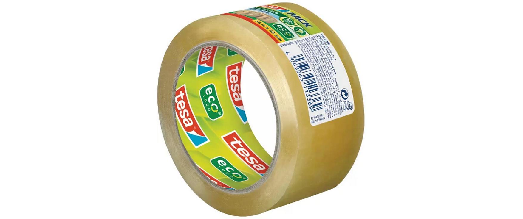 tesa Klebeband Bio & Strong 50 mm x 66 m, Transparent