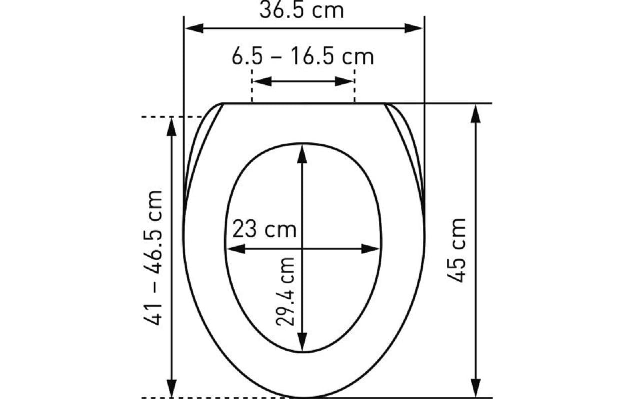 diaqua® Toilettensitz Zodiac Duroplast