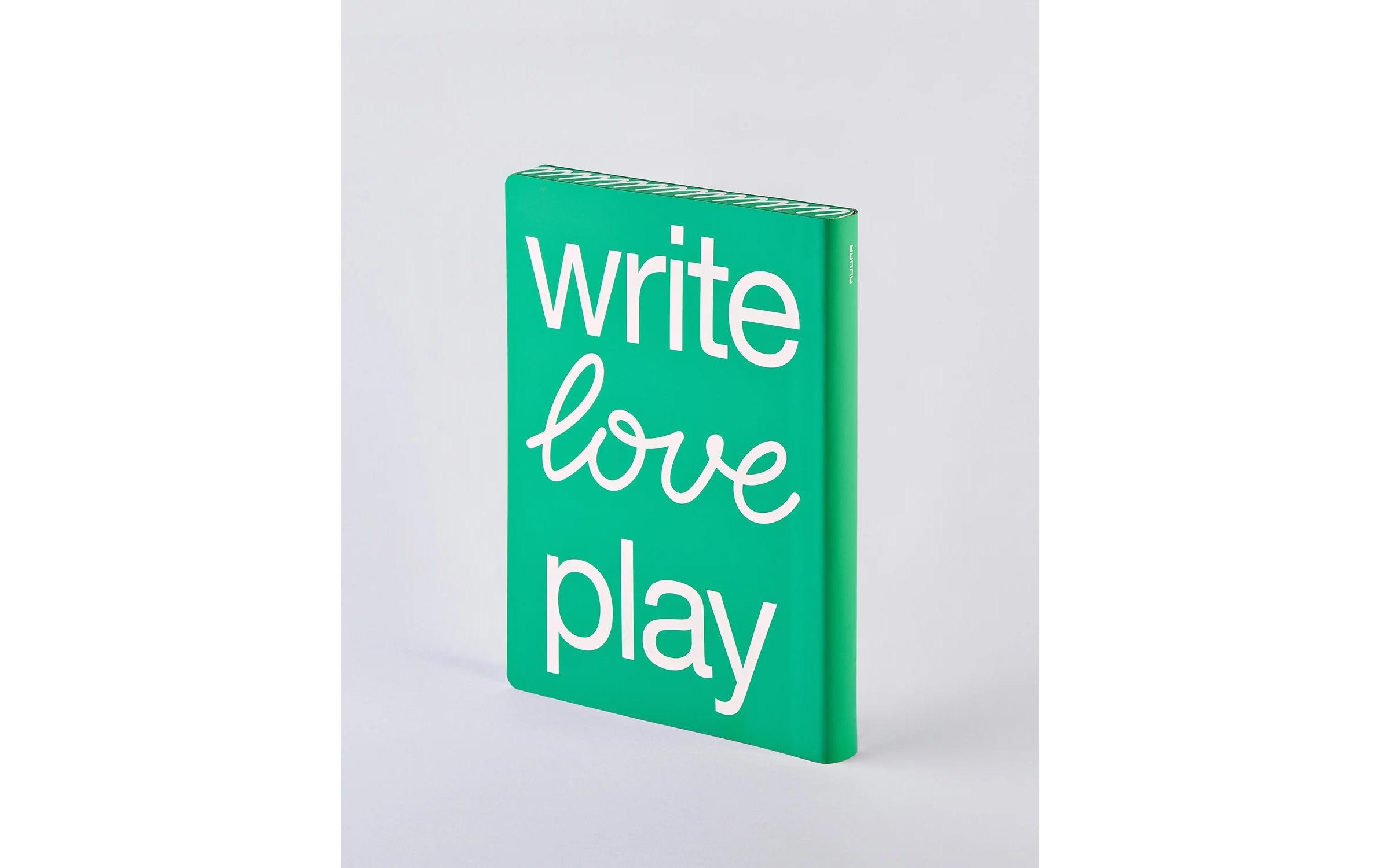 Nuuna Notizbuch GRAPHIC L WRITE LOVE PLAY