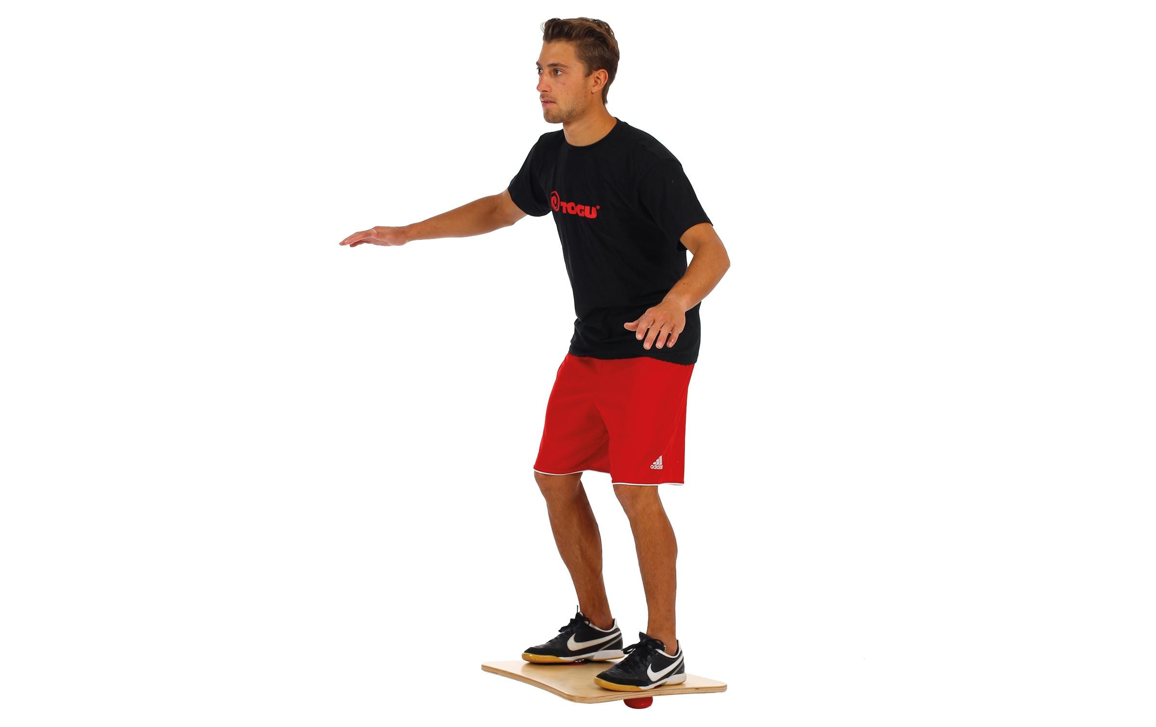 TOGU Balance Board Physiowippe Holz, Rot