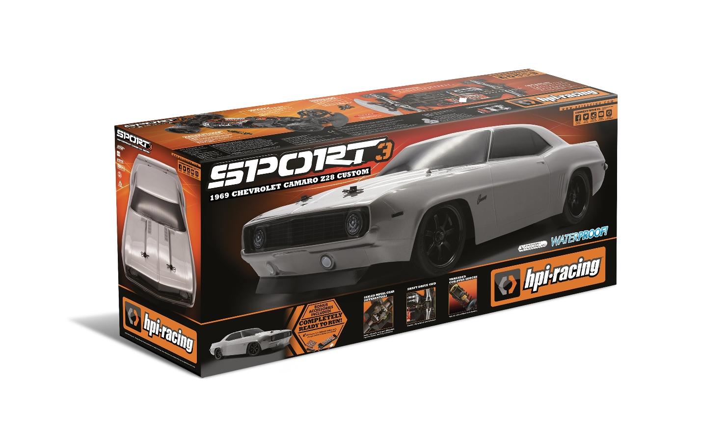 HPI Tourenwagen RS4 Sport 3 Chevrolet Camaro Z28 4WD, RTR, 1:10