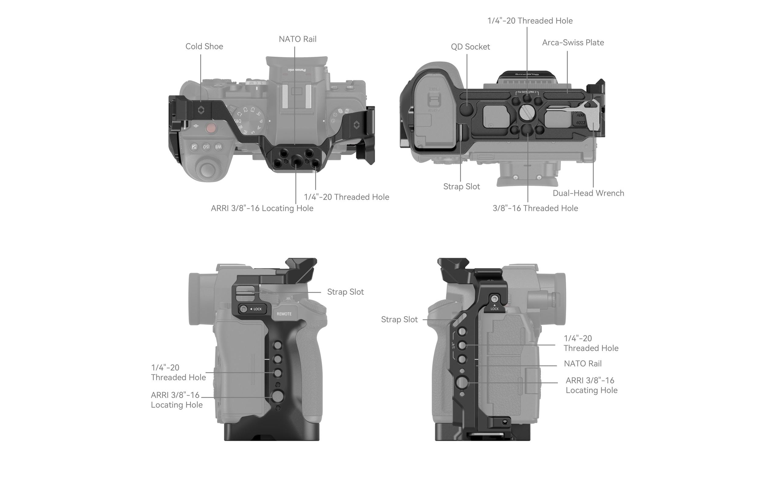 Smallrig Cage Panasonic LUMIX S5 II