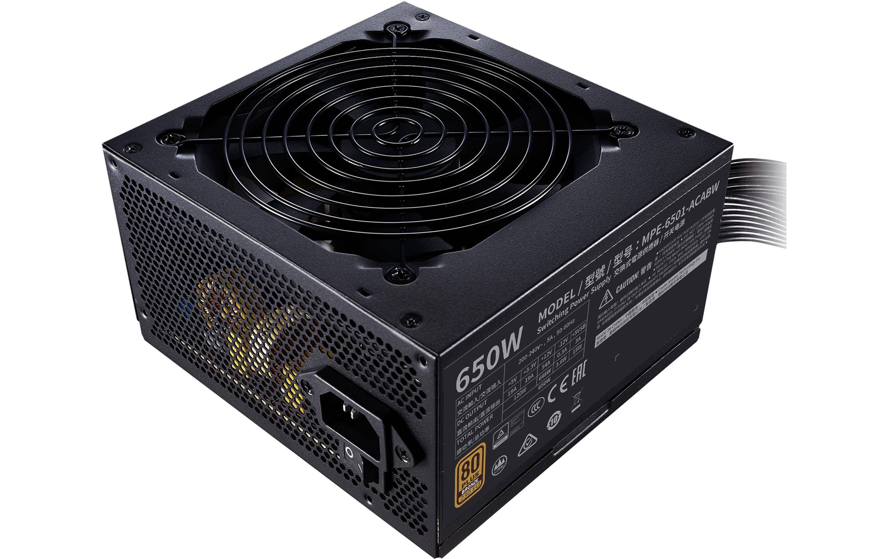 Cooler Master Netzteil MWE 650 Bronze 230 V – V2 650 W