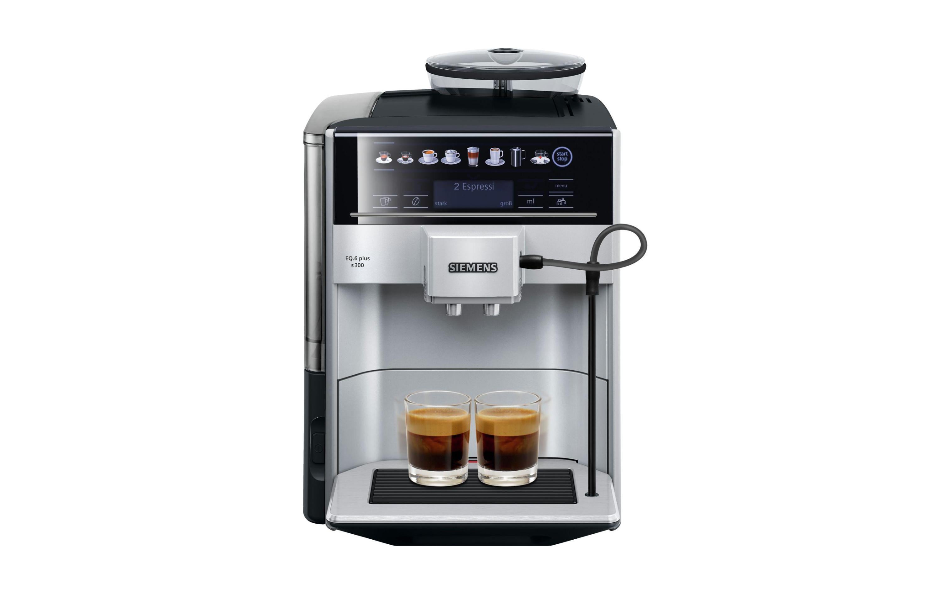 Siemens Kaffeevollautomat EQ.6 plus s300 Grau, Schwarz