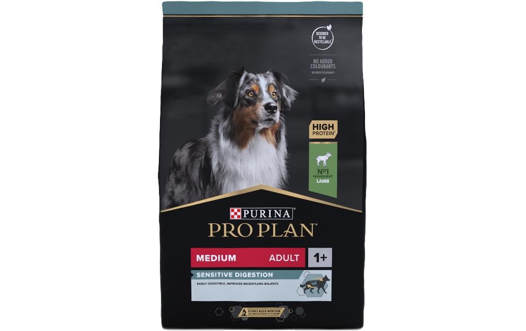 Purina Pro Plan Trockenfutter M Adult Sensitive Digestion Lamm, 3 kg