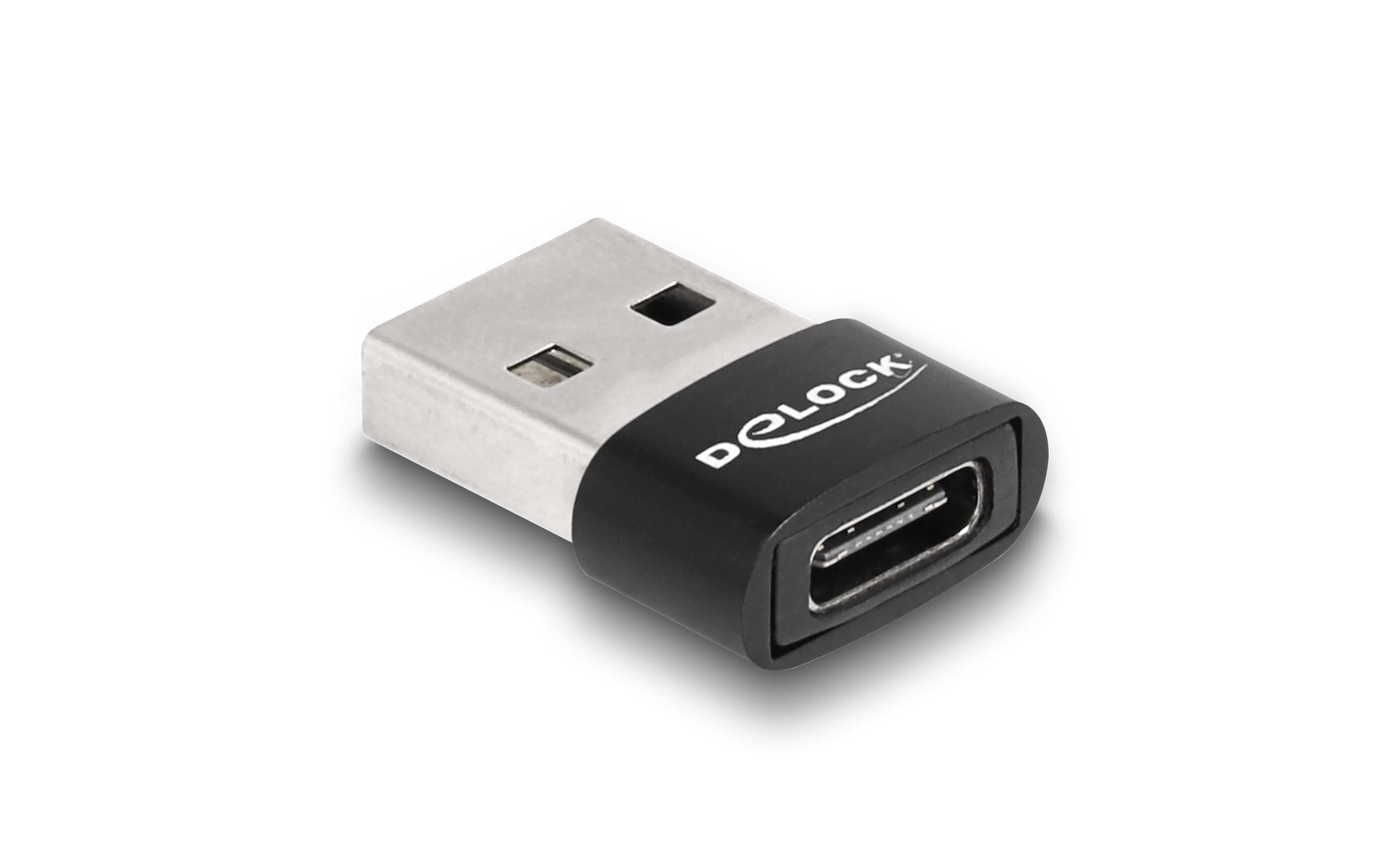 Delock USB 2.0 Adapter USB-A Stecker - USB-C Buchse