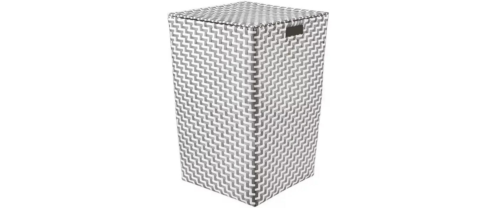 Kleine Wolke Wäschekorb Double 65 l, Platin