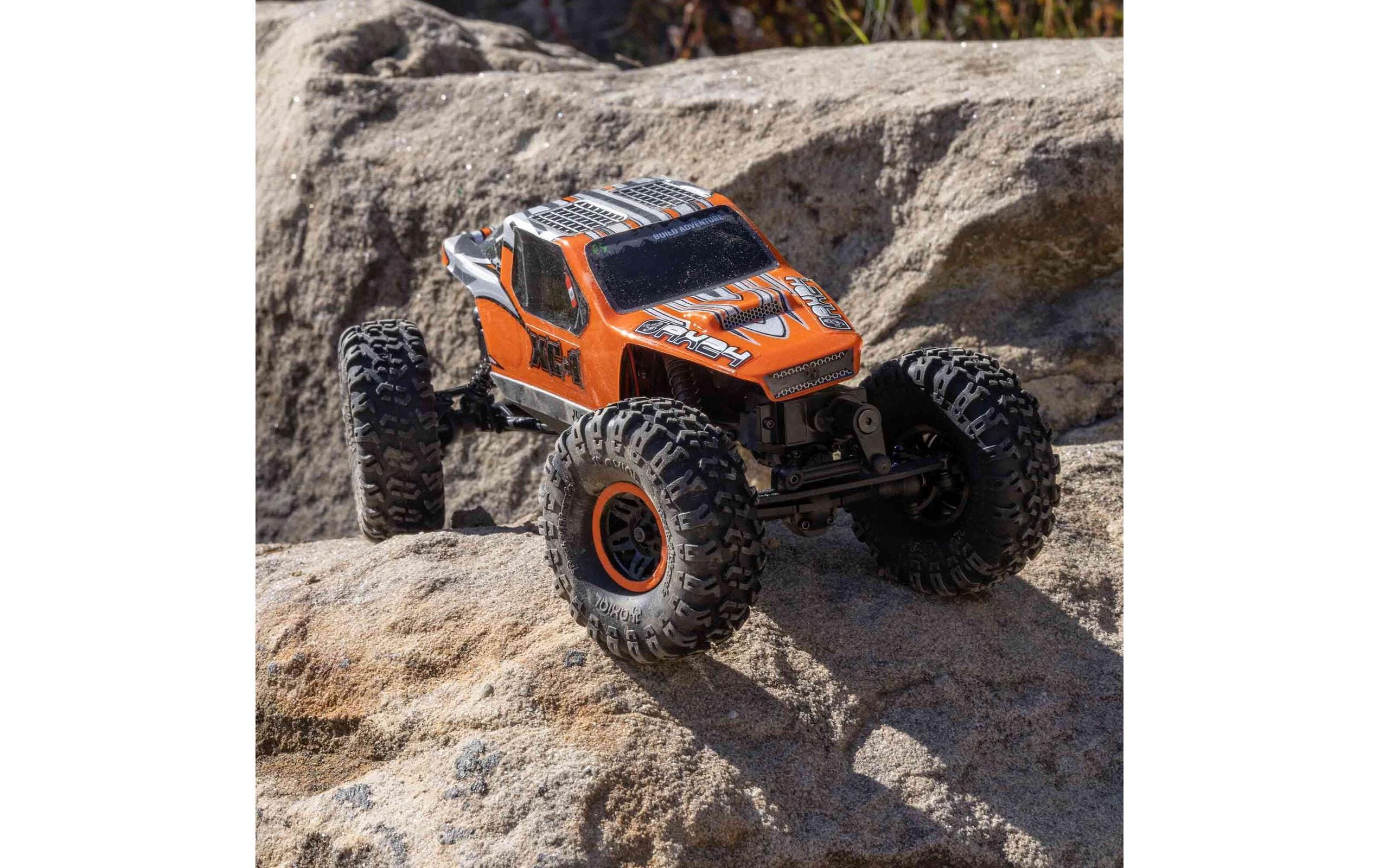 Axial Rock Crawler AX24 XC-1 4WS, Orange, RTR, 1:24