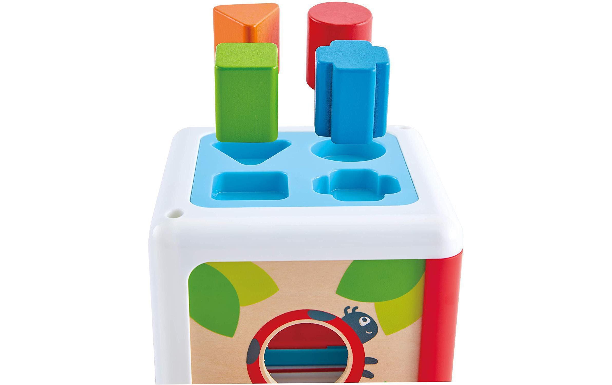 Hape Sortierspiel Sortierbox Gartenhütte