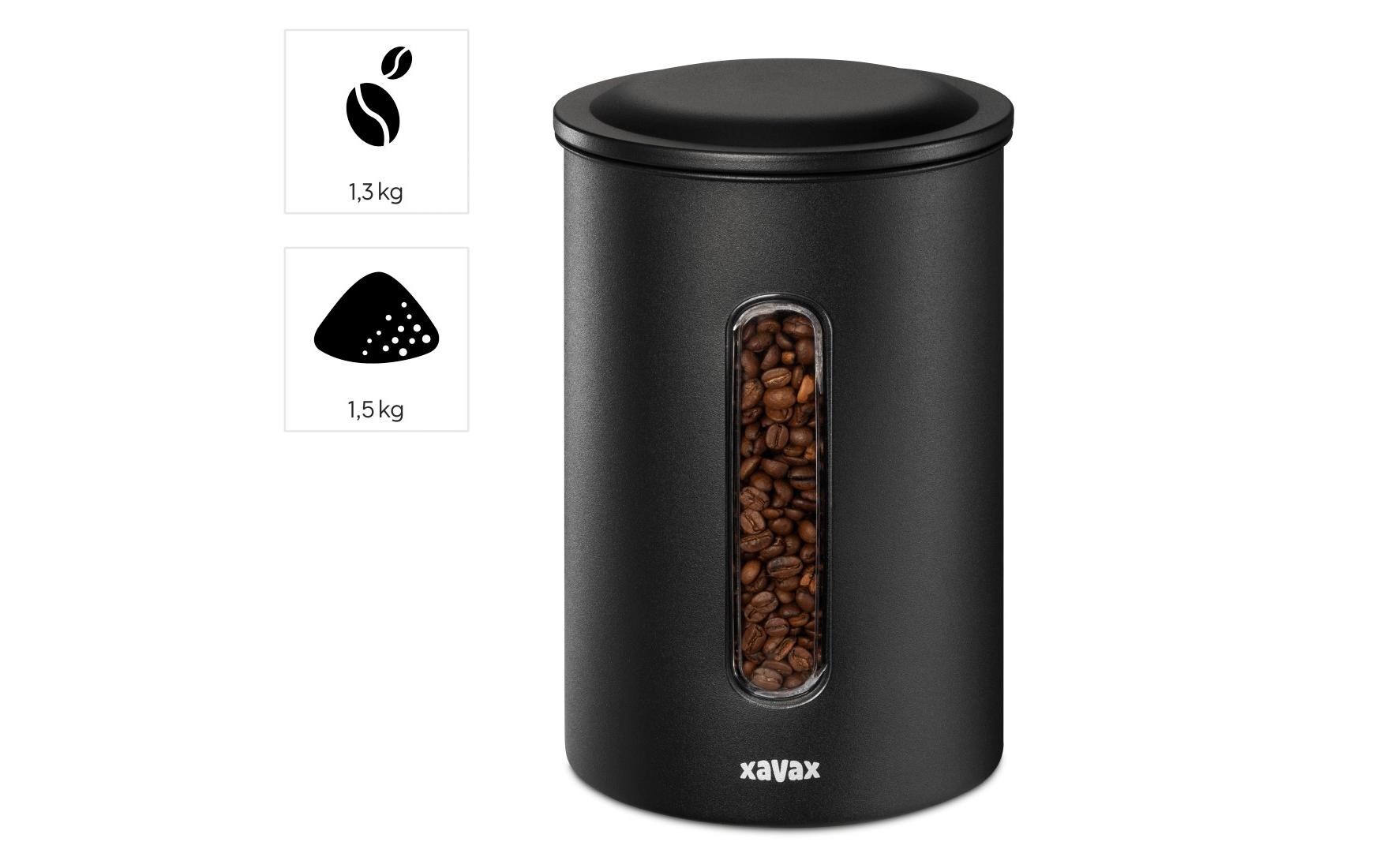 Xavax Kaffeedose 1.3 / 1.5 kg Schwarz