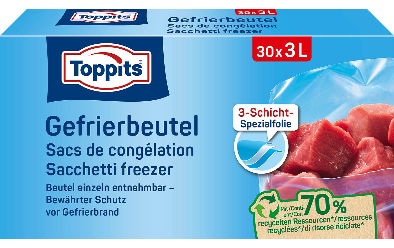 Toppits Gefrierbeutel 30 Stück