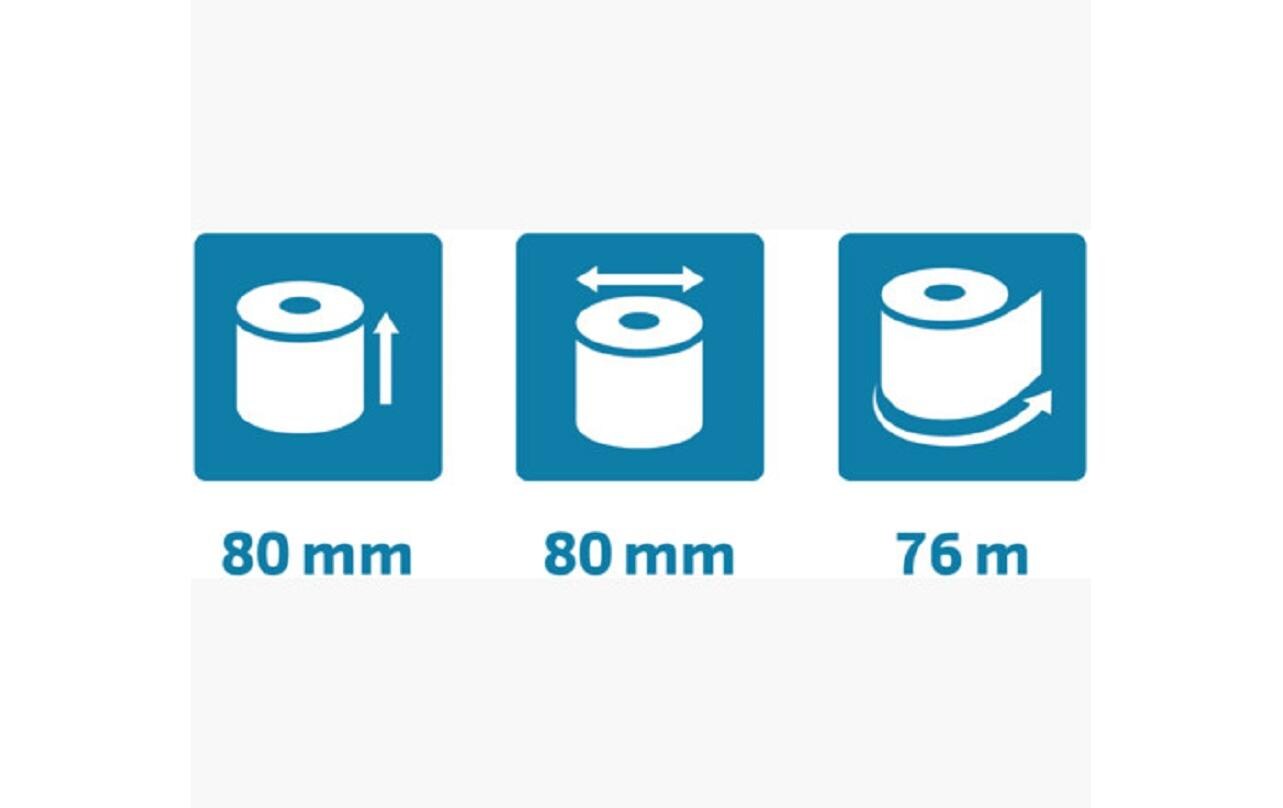 Exacompta Thermo-Papierrolle Safe Contact 80 mm, 10 Stück