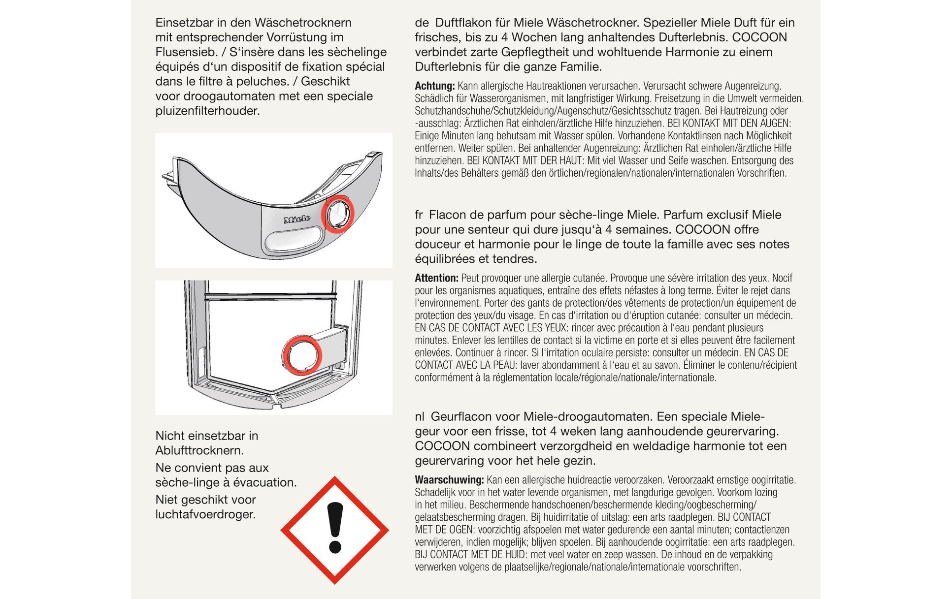 Miele Duftflacon Cocoon 12.5 ml