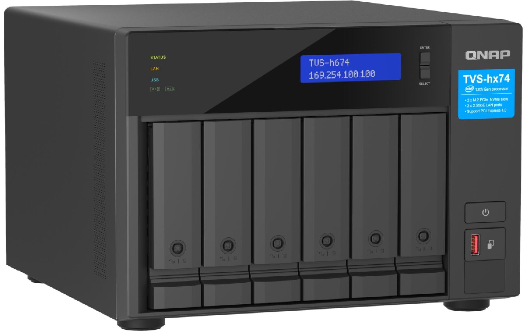 QNAP NAS TVS-h674-i5-32G 6-bay