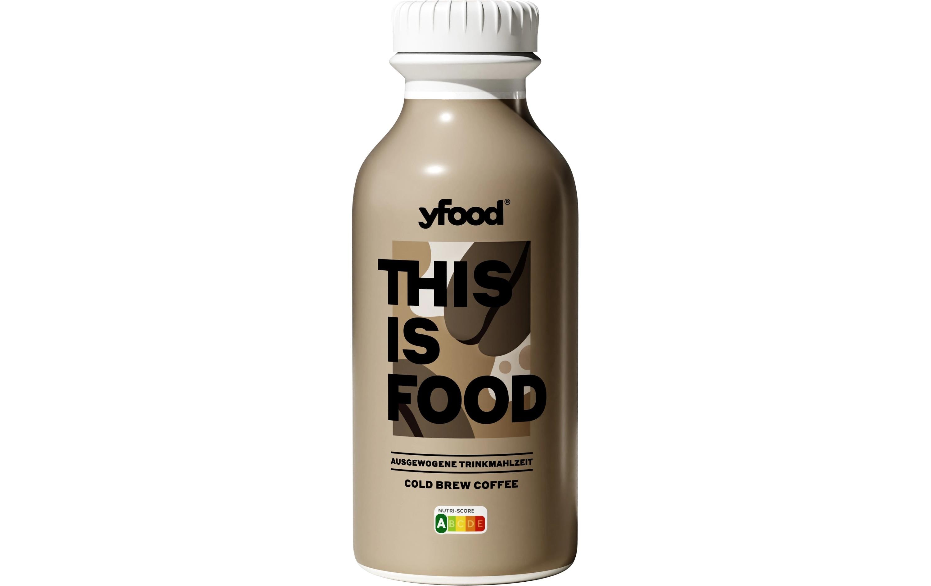 YFOOD Trinkmahlzeit Cold Brew Coffee 500 ml