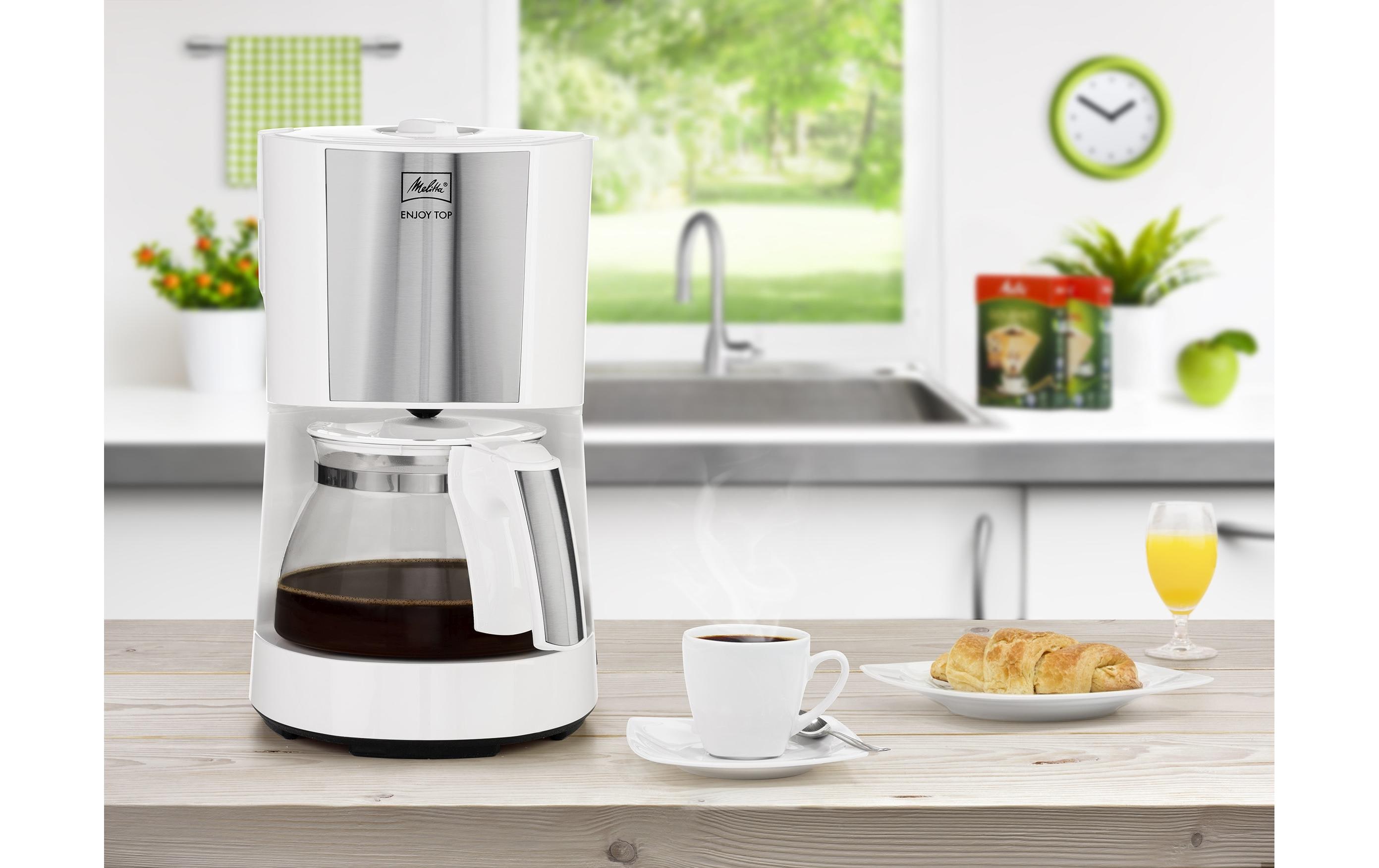 Melitta Filterkaffeemaschine Enjoy Top Weiss