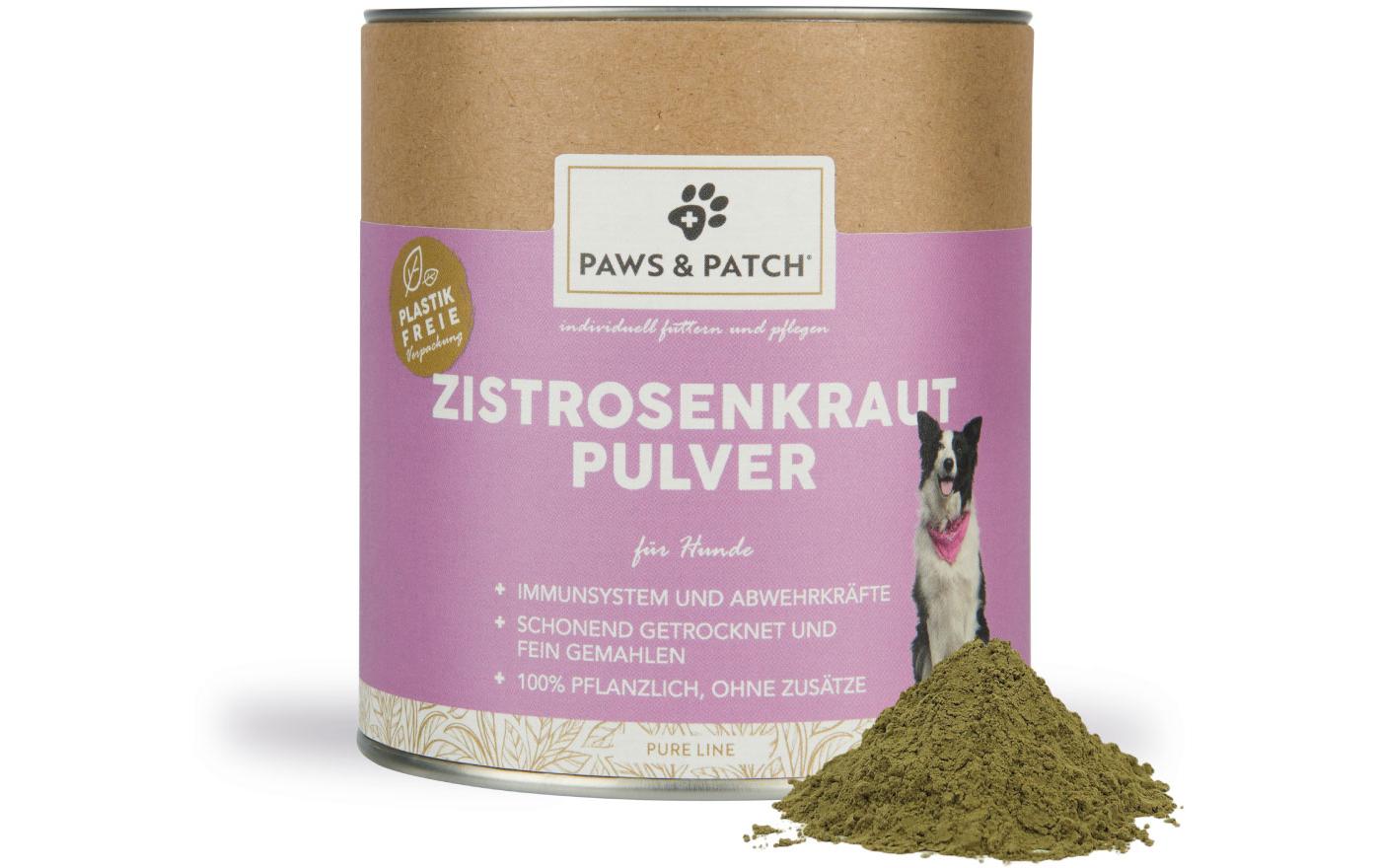 Paws & Patch Hunde-Nahrungsergänzung Zistrosenkraut Pulver 150 g