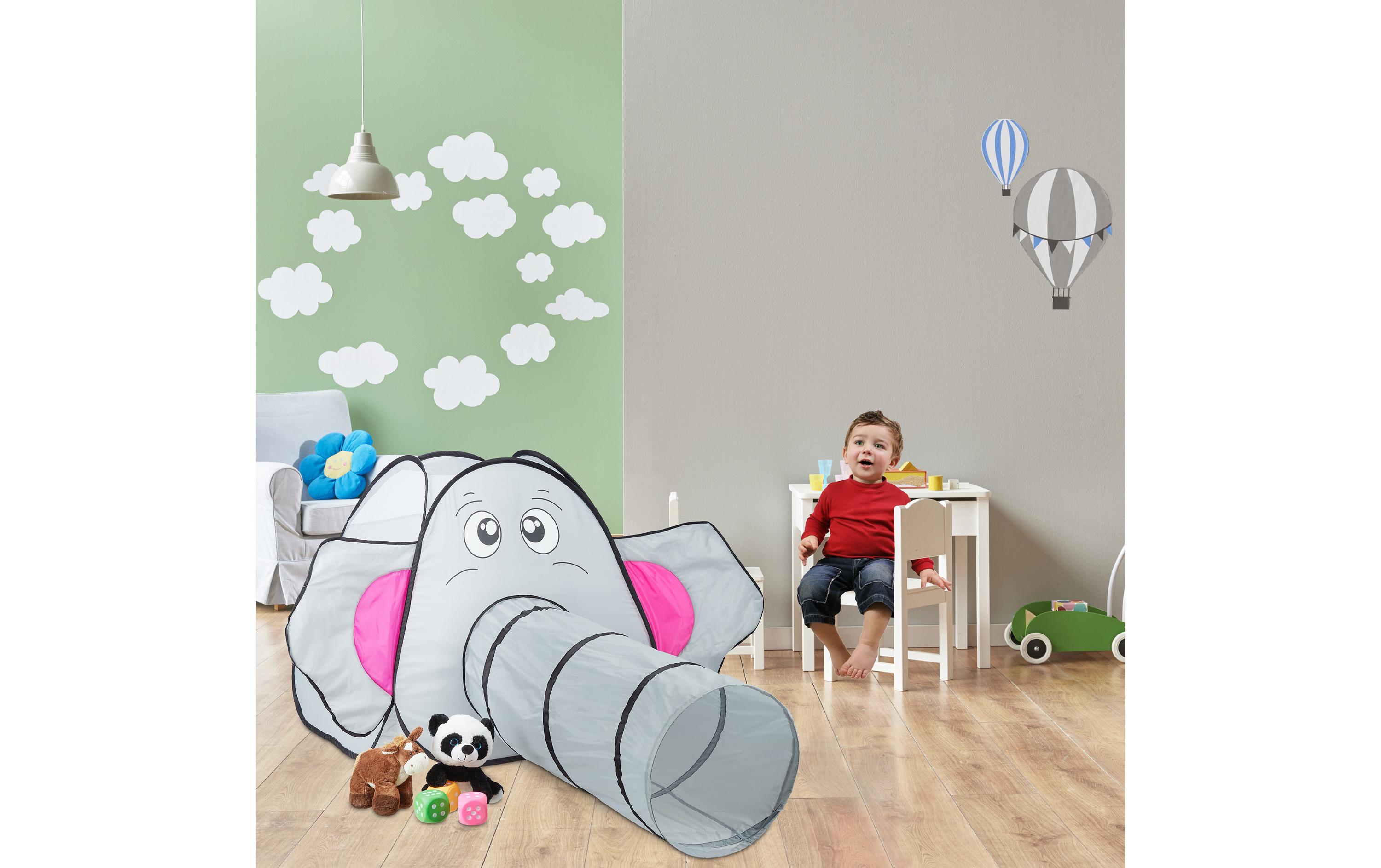 relaxdays Spielzelt Pop Up Elefant